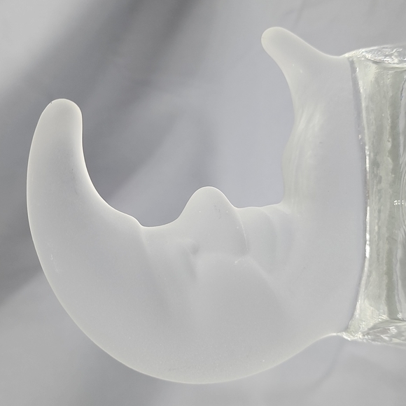 Half Moon Glass Candle Holder - Picture 5 of 11